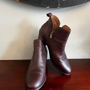 Marisole Block Heel Slip-on Booties, Sz 11